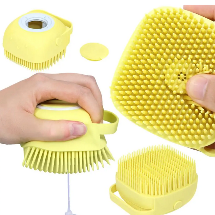 Cute Dog Bath Brush